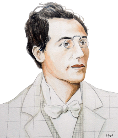 gustav mahler portrait gustav mahler dessin