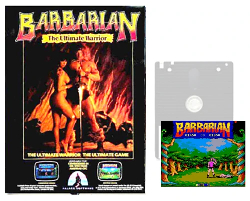 jeu babarian sur Amstrad cpc 6128