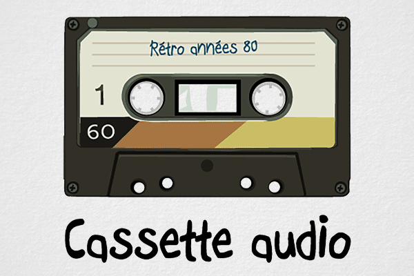 cassette audio gif animé