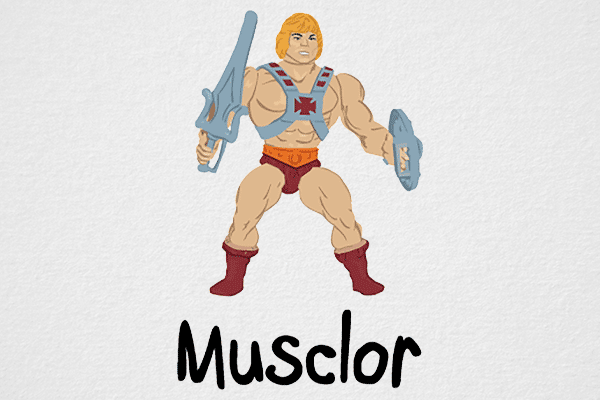musclor gif anime annees 80