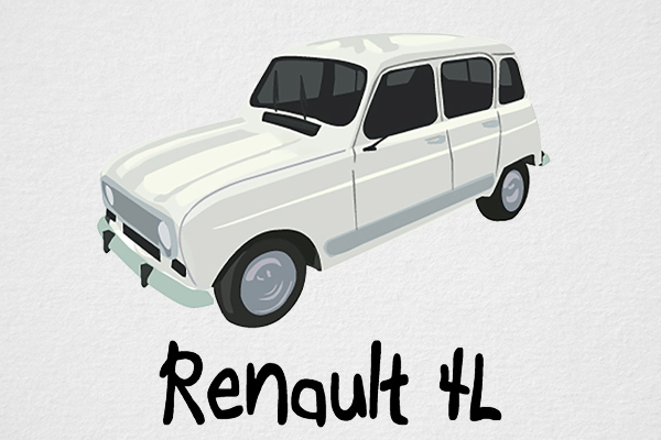 renault 4 voiture années 80