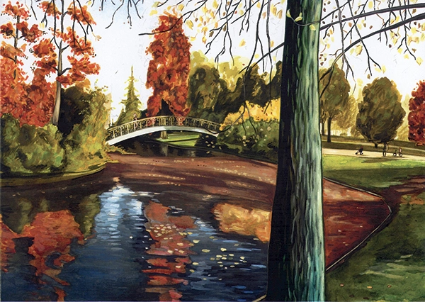 jardin public bordeaux peinture