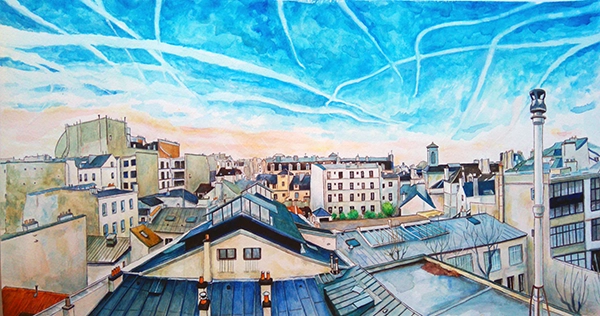 peinture le marais