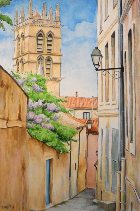 aquarelle montpellier julien dugue