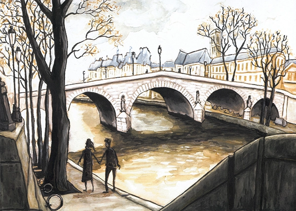peinture paris pont marie