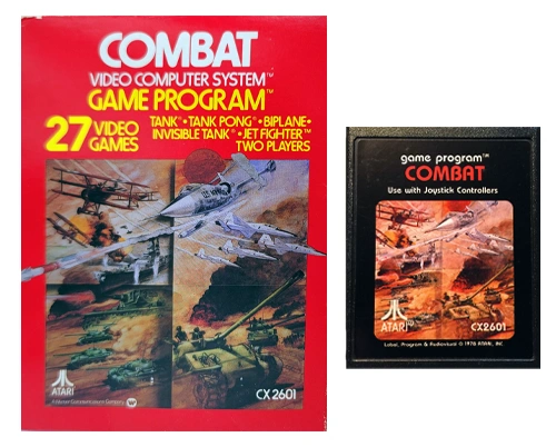 Combat le jeu sur la console Atari 2600