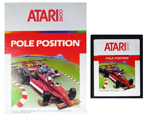 Le jeu Pole Position sur la console atari 2600