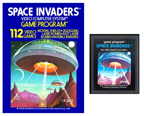 Space Invadeurs sur console atari 2600