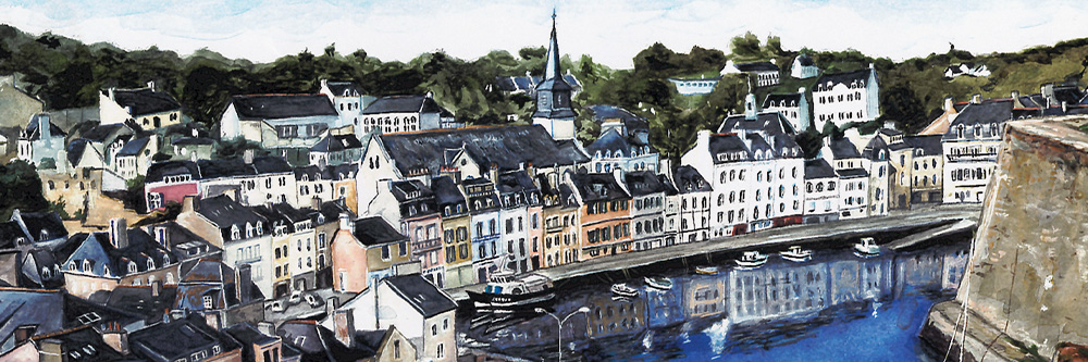 aquarelles belle ile bretagne