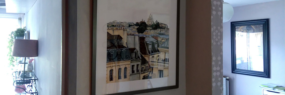 encadrement peinture