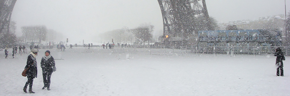 neige paris