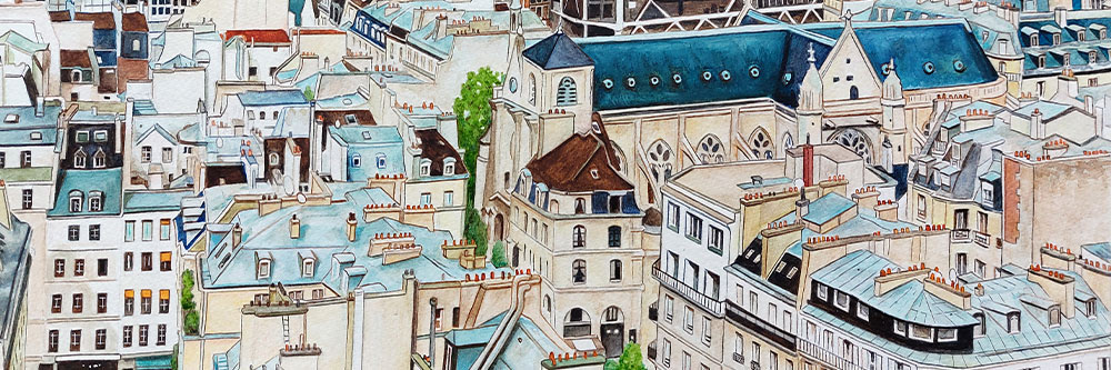 aquarelle paris