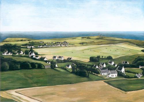 goulphar belle ile aquarelle