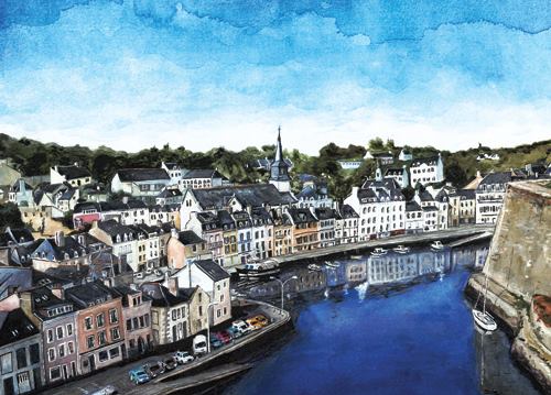 belle ile le palais peinture