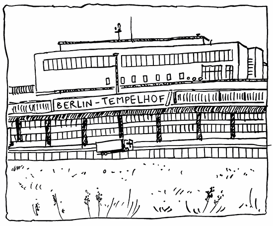 Croquis à Tempelhofer Feld