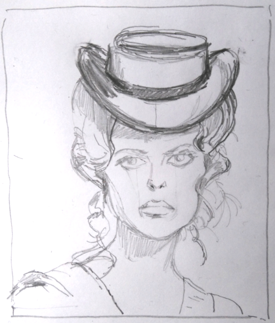 dessin claudia cardinale