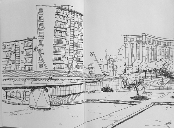 croquis rives du lez