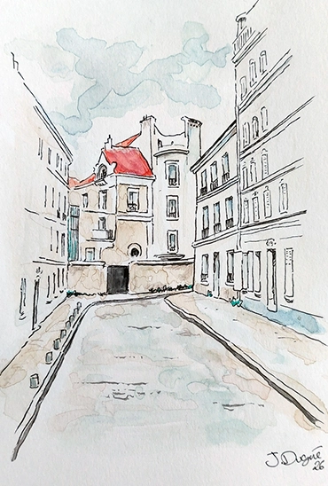 dessin rue orchampt