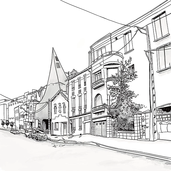 cCroquis clermont rue marmontel