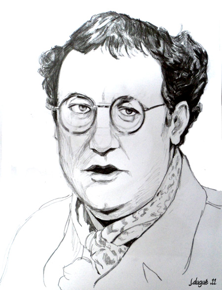 dessin coluche