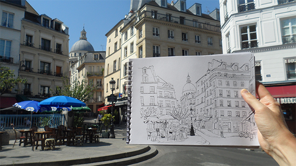 rue descartes croquis paris