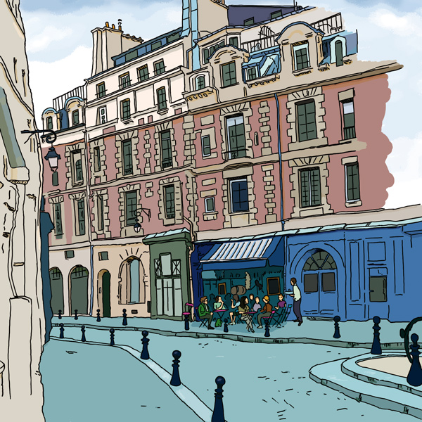illustration place dauphine