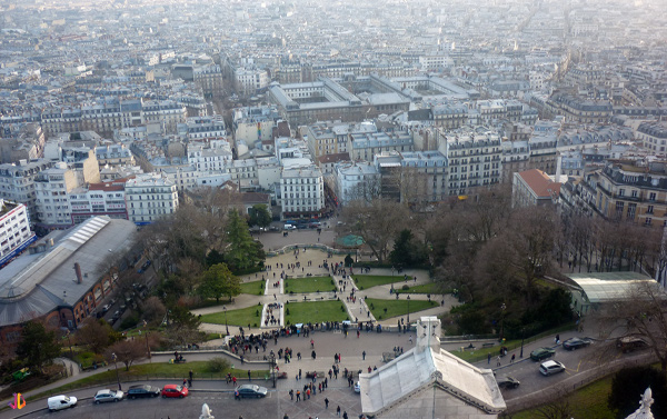 dome montmartre vue paris