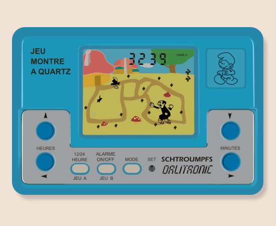 jeu schtroumpfs orlitronic