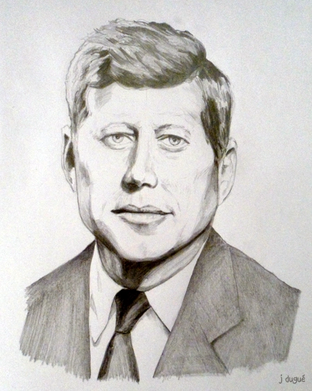 dessin jfk