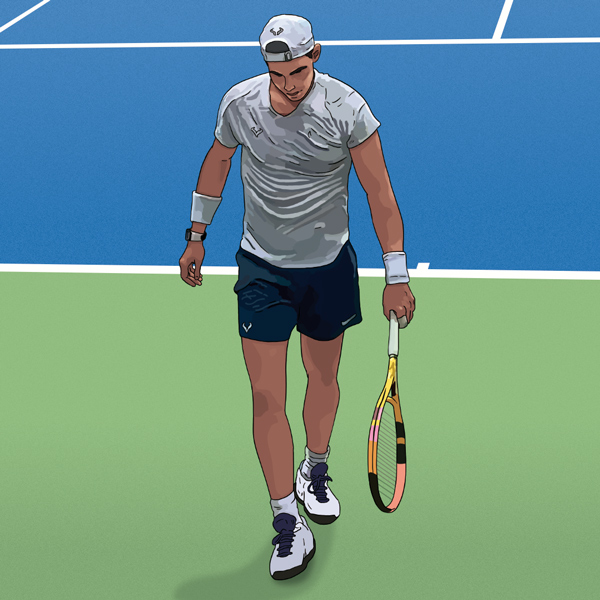julien dugue illu tennis rafa nadal