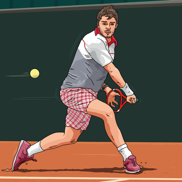 julien dugue illu tennis stan wawrinka