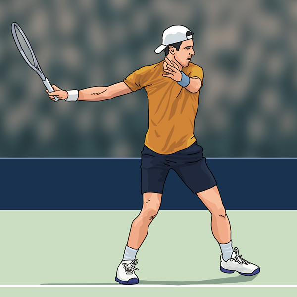 jullien dugue dessin tennis novak djokovic