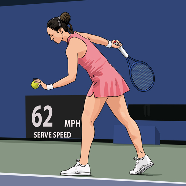 julien dugue tennis illu zheng qinwen