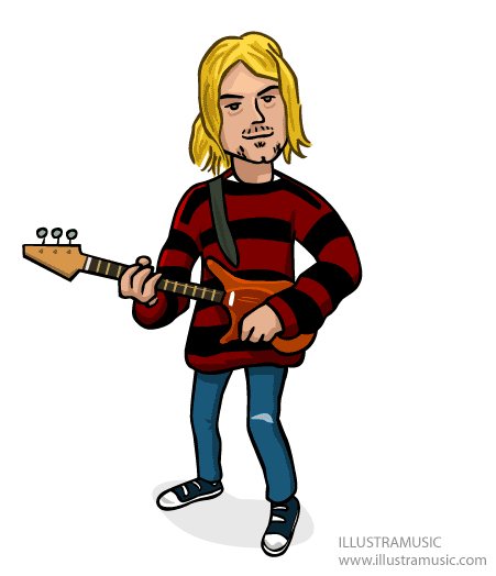 nirvana animation kurt cobain