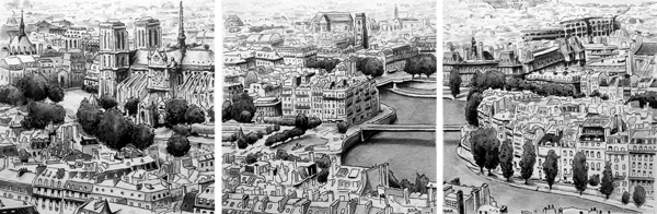 dessin lavis paris