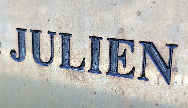 lettrage julien