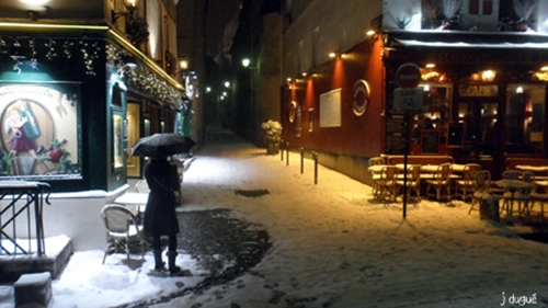 montmartre neige