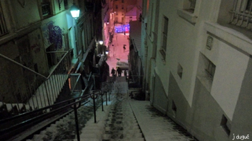 neige montmartre