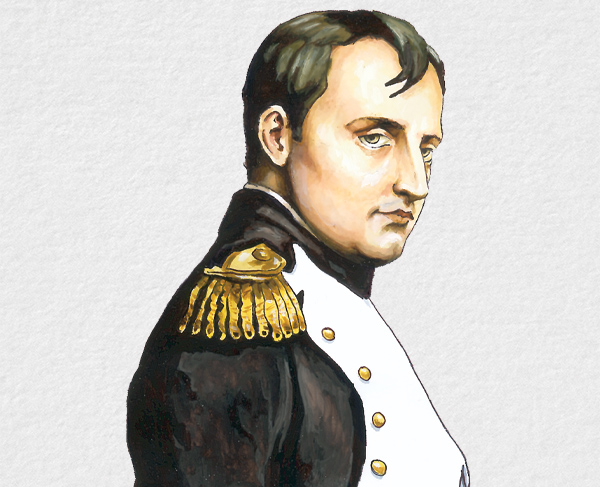 dessin portrait napoleon