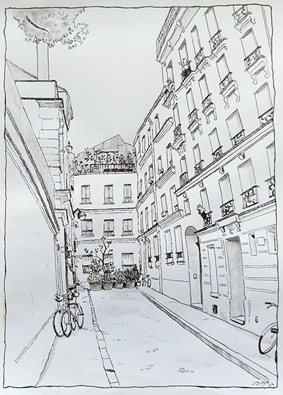 dessin rue cauchois