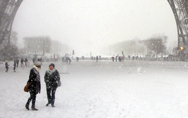 neige champ de mars