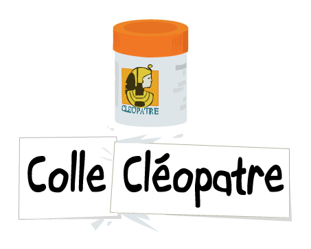 dessin colle cleopatre