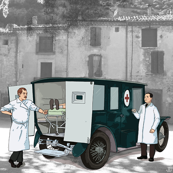 ambulance tour france