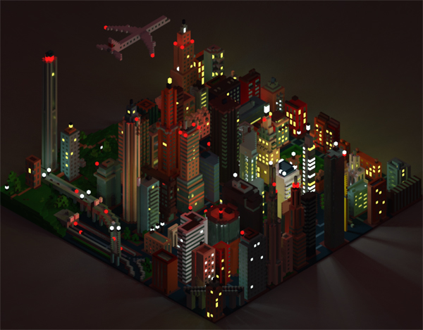 magicavoxel city