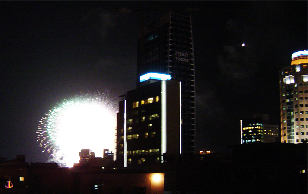 tel aviv feu artifice