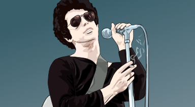 illustration Lou reed