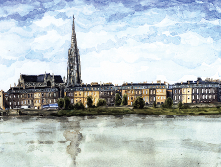 aquarelle st michel bordeaux