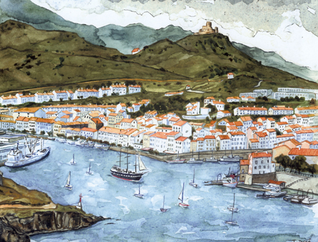 peinture port vendres