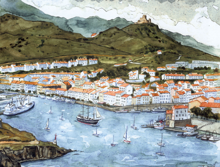 peinture port vendres