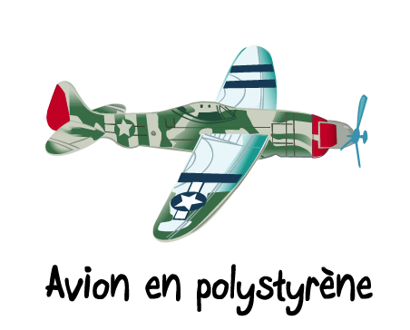 avion kit annees 80 avion polystyrene en kit
